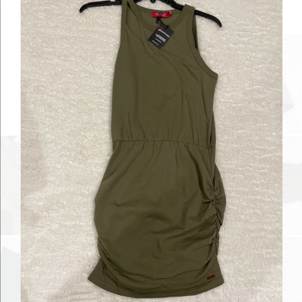 x REVOLVE Charley Mini Dress in Martini Olive
n:philanthropy - Picture 7 of 9